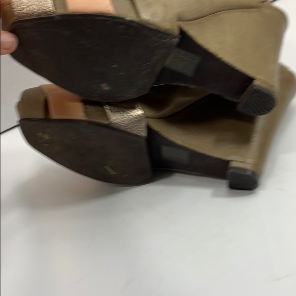 Farylrobin leather peep toe wedges size 11 - Picture 6 of 11